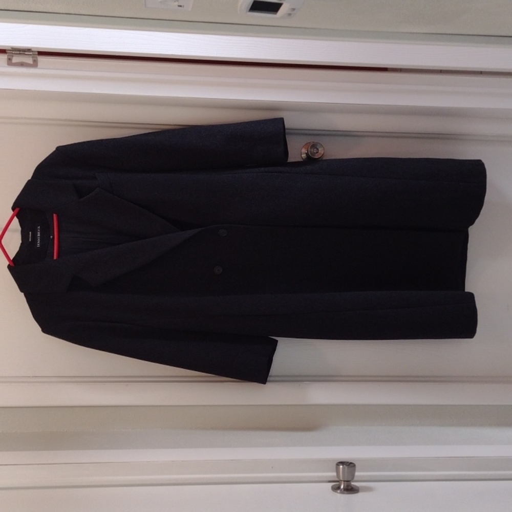 Donnybrook Long Dress Coat, size 16, Dark Gray
